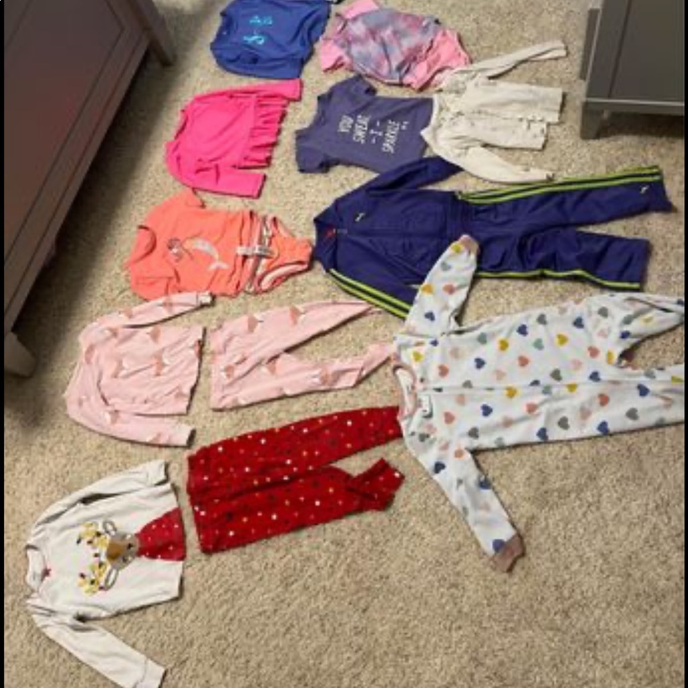 2T / 24 month girls clothes- Under Armour, Puma, carters brands